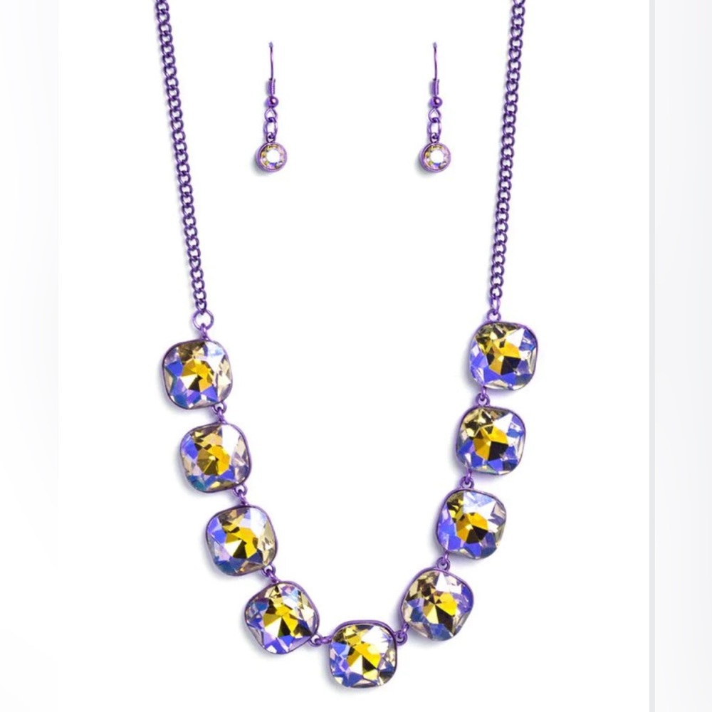 Combustible Command - necklace and earrings